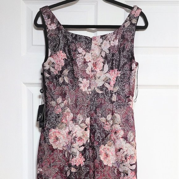 COPY - Adrianna Papell Metallic Floral-Print Gown… - Picture 7 of 9